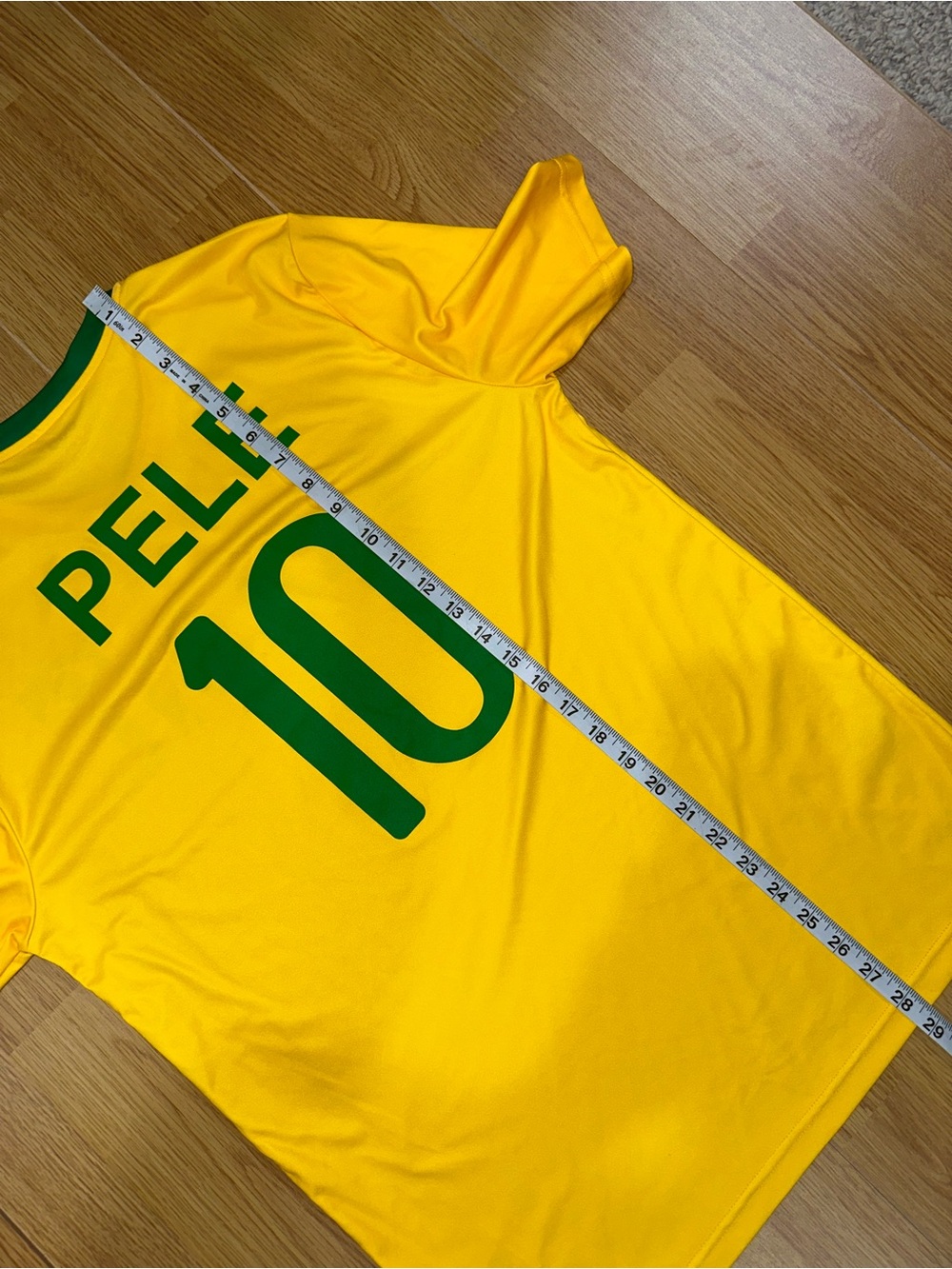 Retro Brazil Pele OTF Football Jersey - Picture 6 of 7